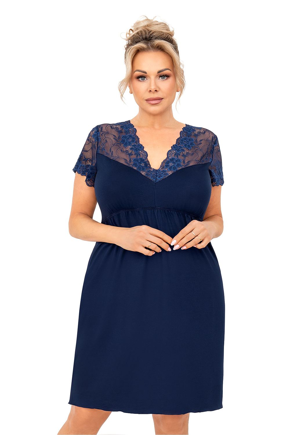  Naktinė suknelė Plus Size model 213328 Donna 