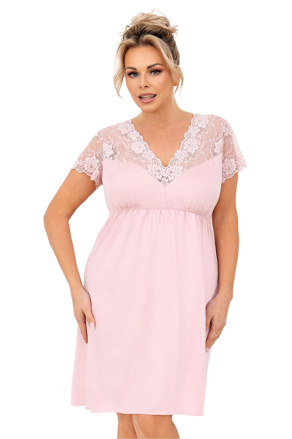  Naktinė suknelė Plus Size model 213329 Donna 
