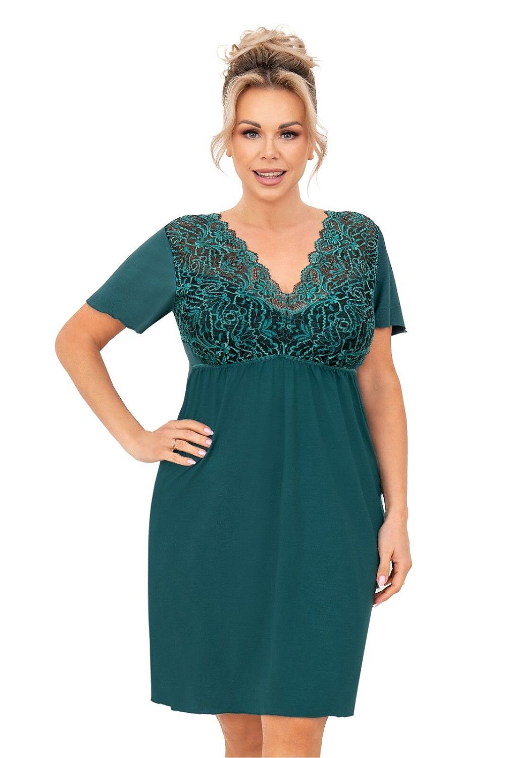  Naktinė suknelė Plus Size model 215551 Donna 