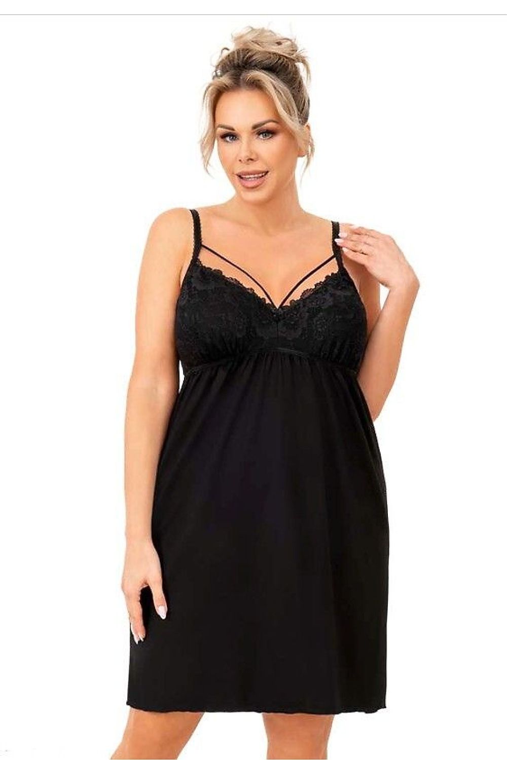  Naktinė suknelė Plus Size model 216017 Donna 