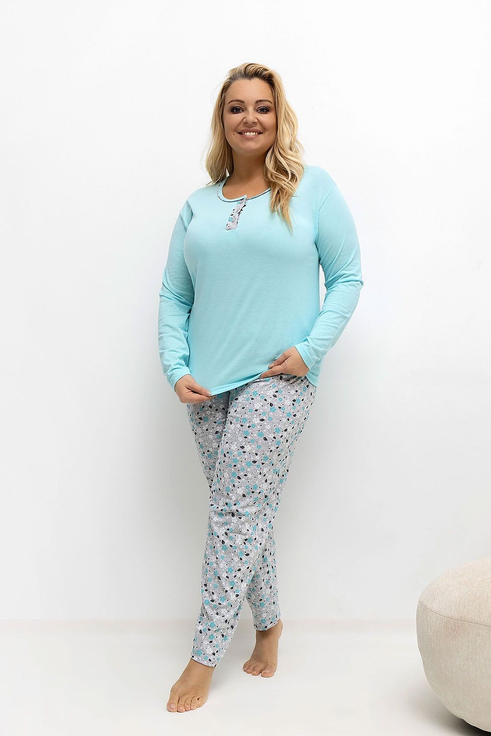  Pižama Plus Size model 221184 Forever Pink 