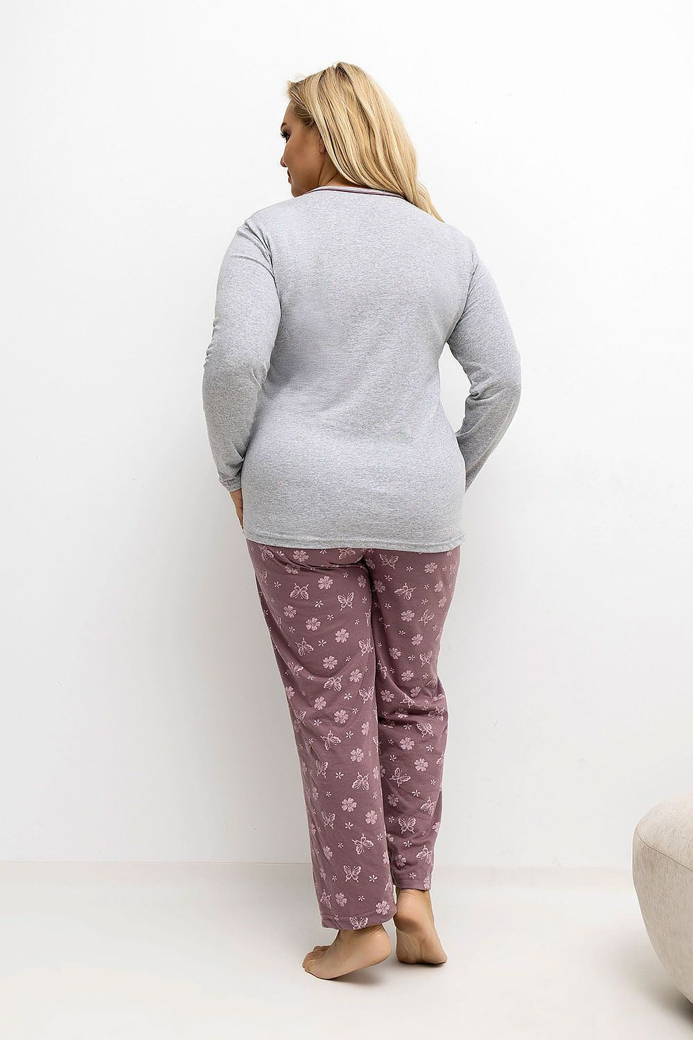  Pižama Plus Size model 221187 Forever Pink 
