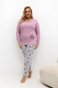  Pižama Plus Size model 221188 Forever Pink 