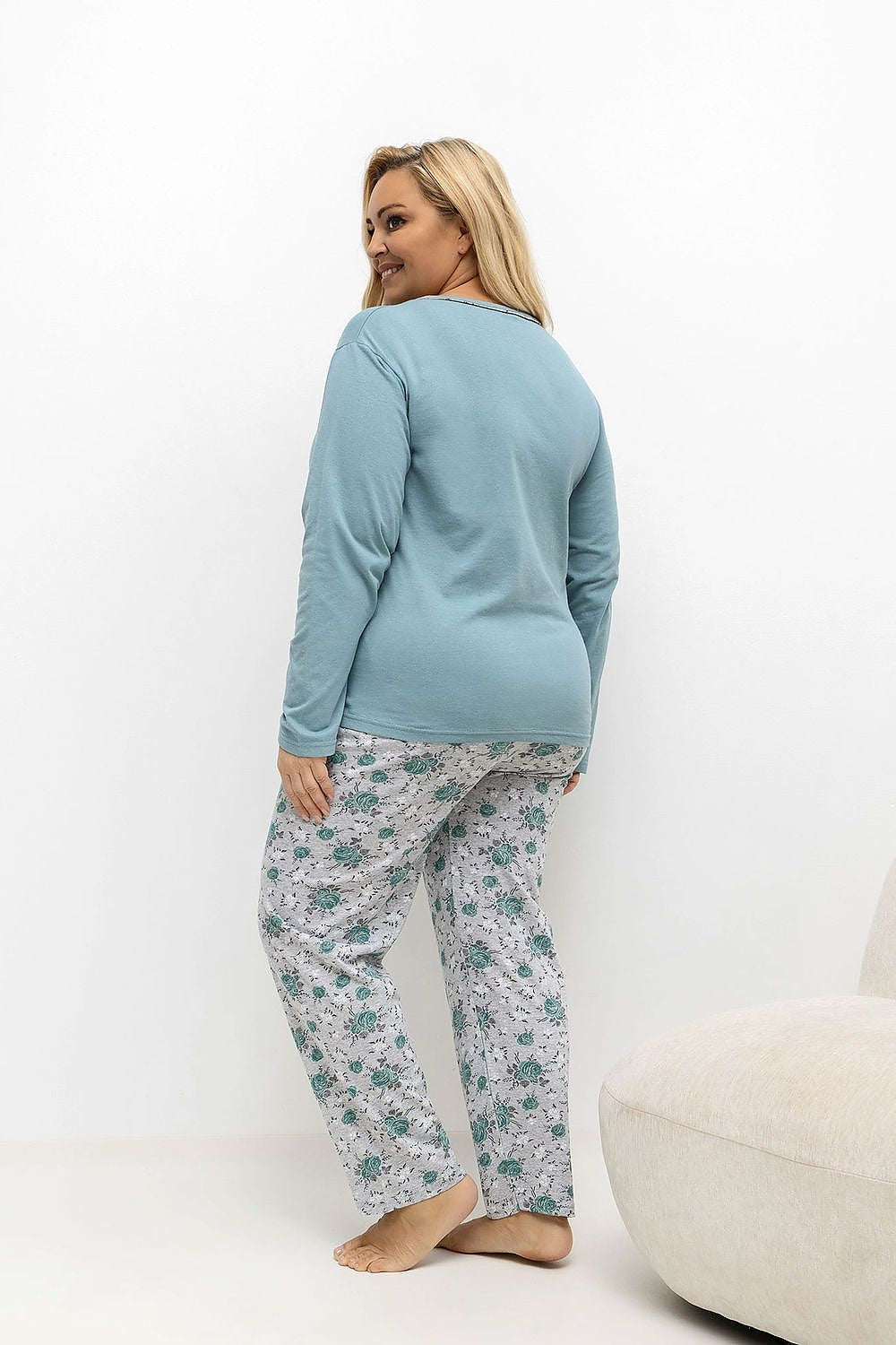  Pižama Plus Size model 221190 Forever Pink 