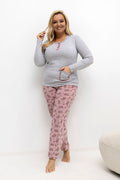  Pižama Plus Size model 221192 Forever Pink 