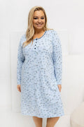  Naktinė suknelė Plus Size model 223308 Forever Pink 