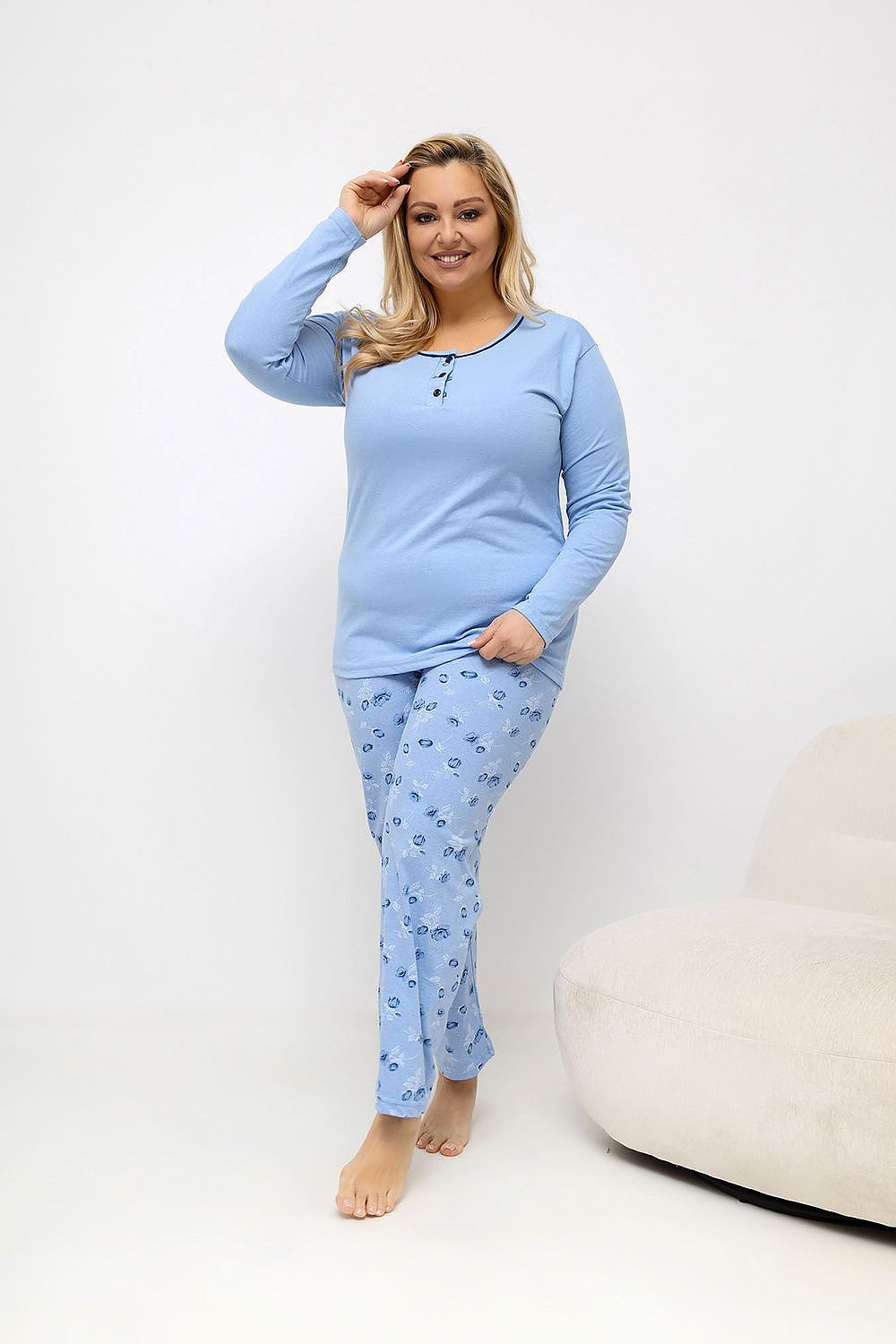  Pižama Plus Size model 226133 Forever Pink 