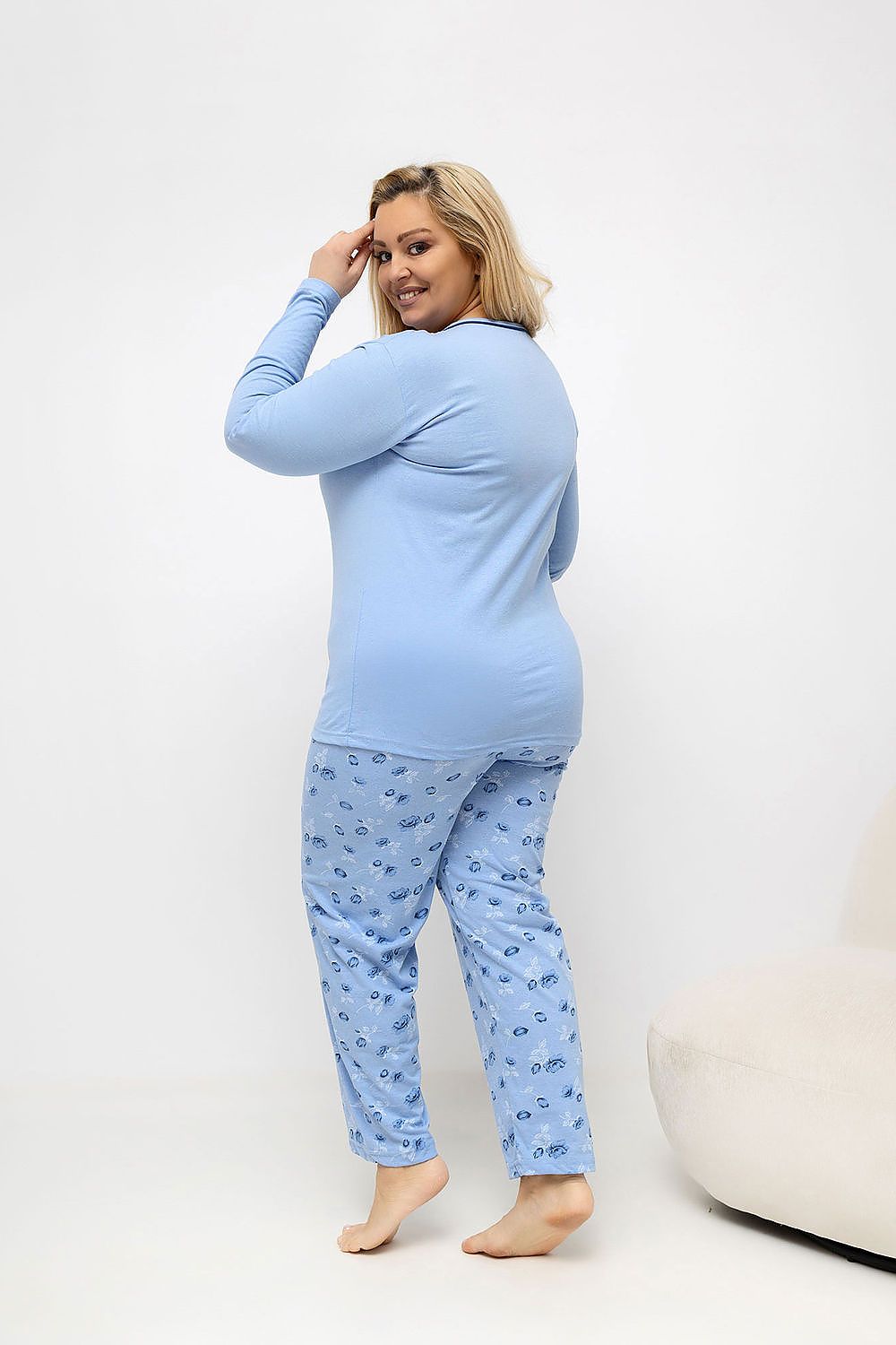  Pižama Plus Size model 226133 Forever Pink 
