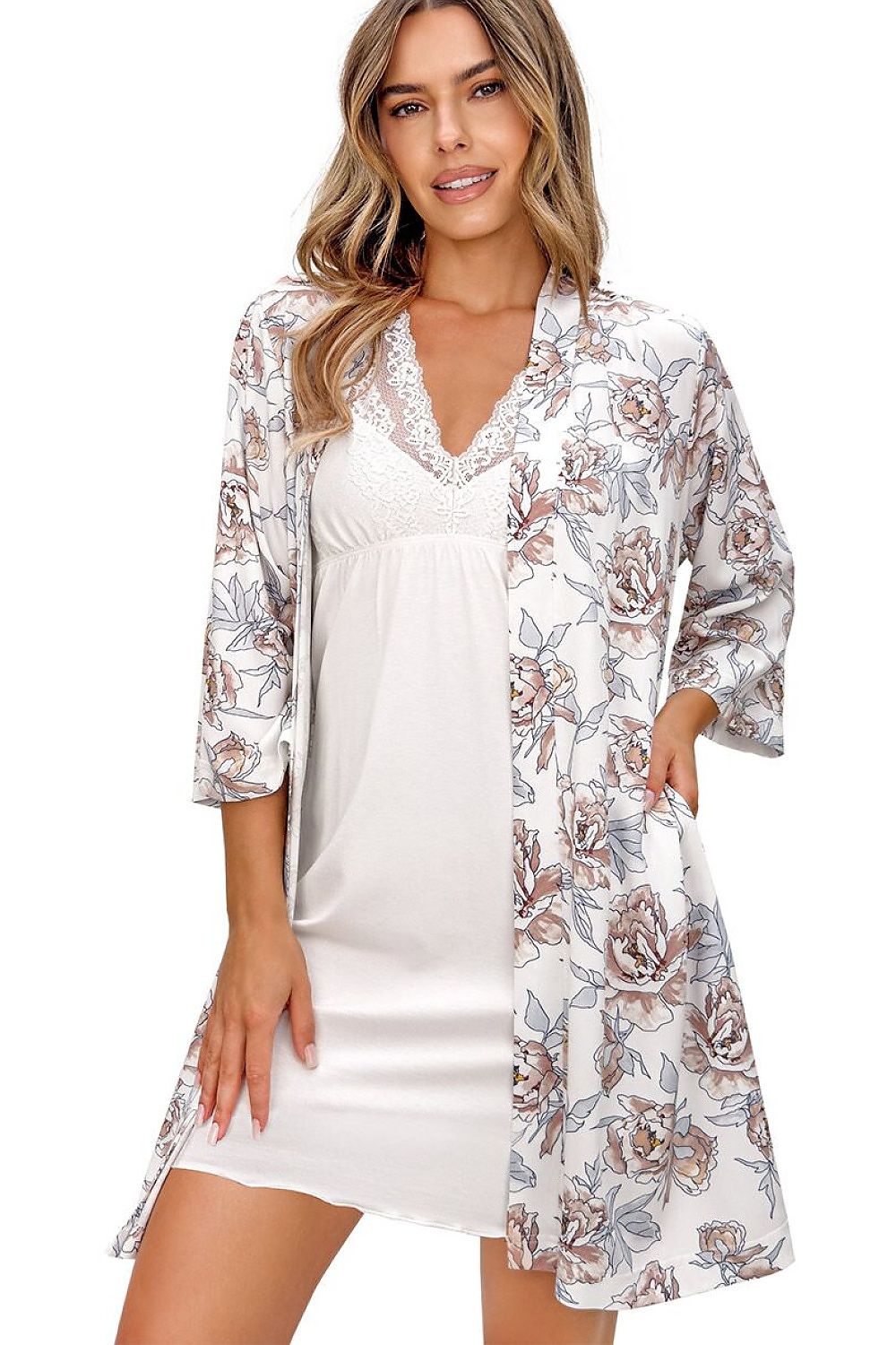  Trumpas chalatas model 228613 Donna 
