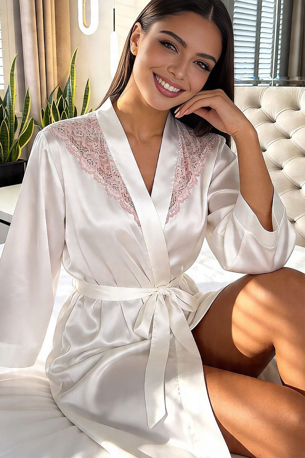  Trumpas chalatas model 228621 Donna 