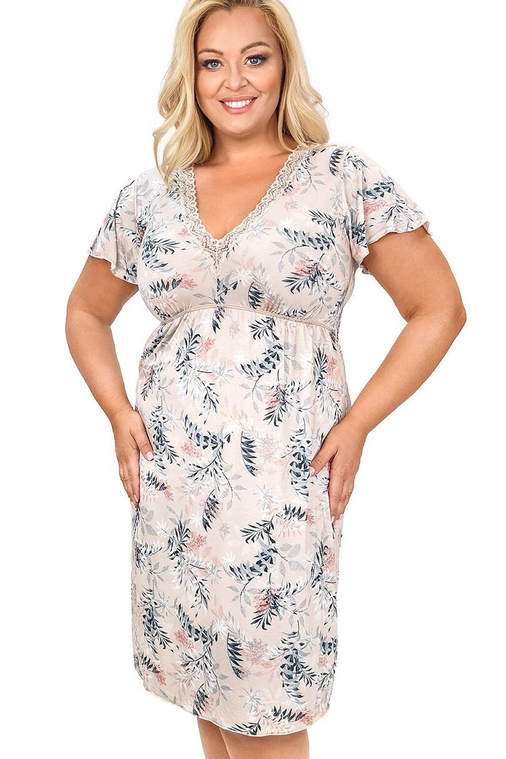  Naktinė suknelė Plus Size model 228641 Donna 