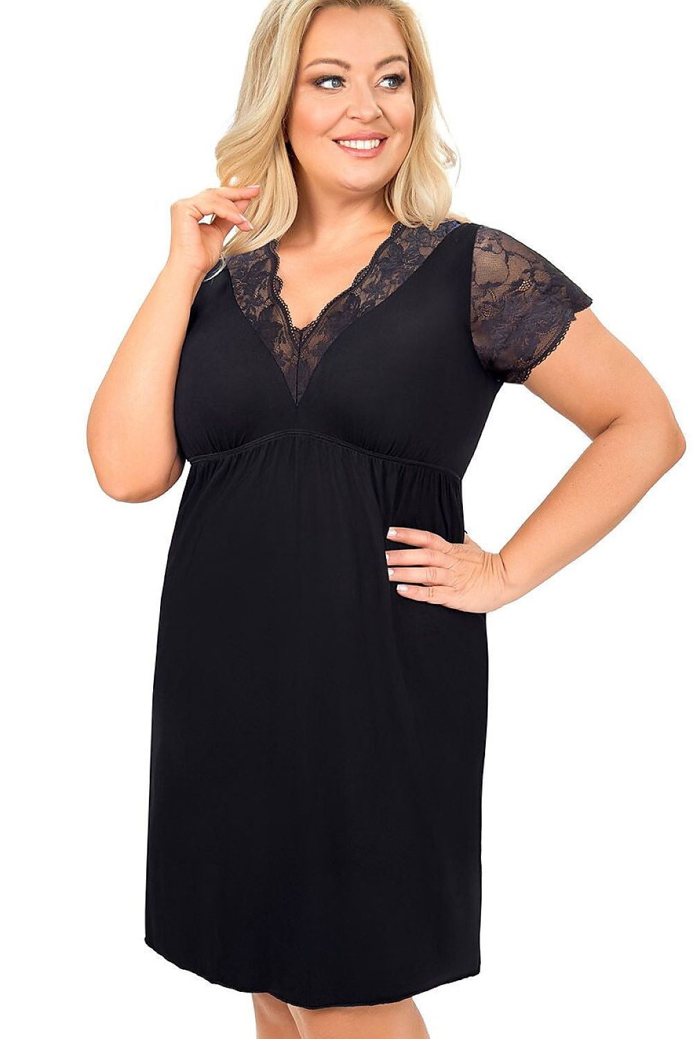  Naktinė suknelė Plus Size model 228644 Donna 
