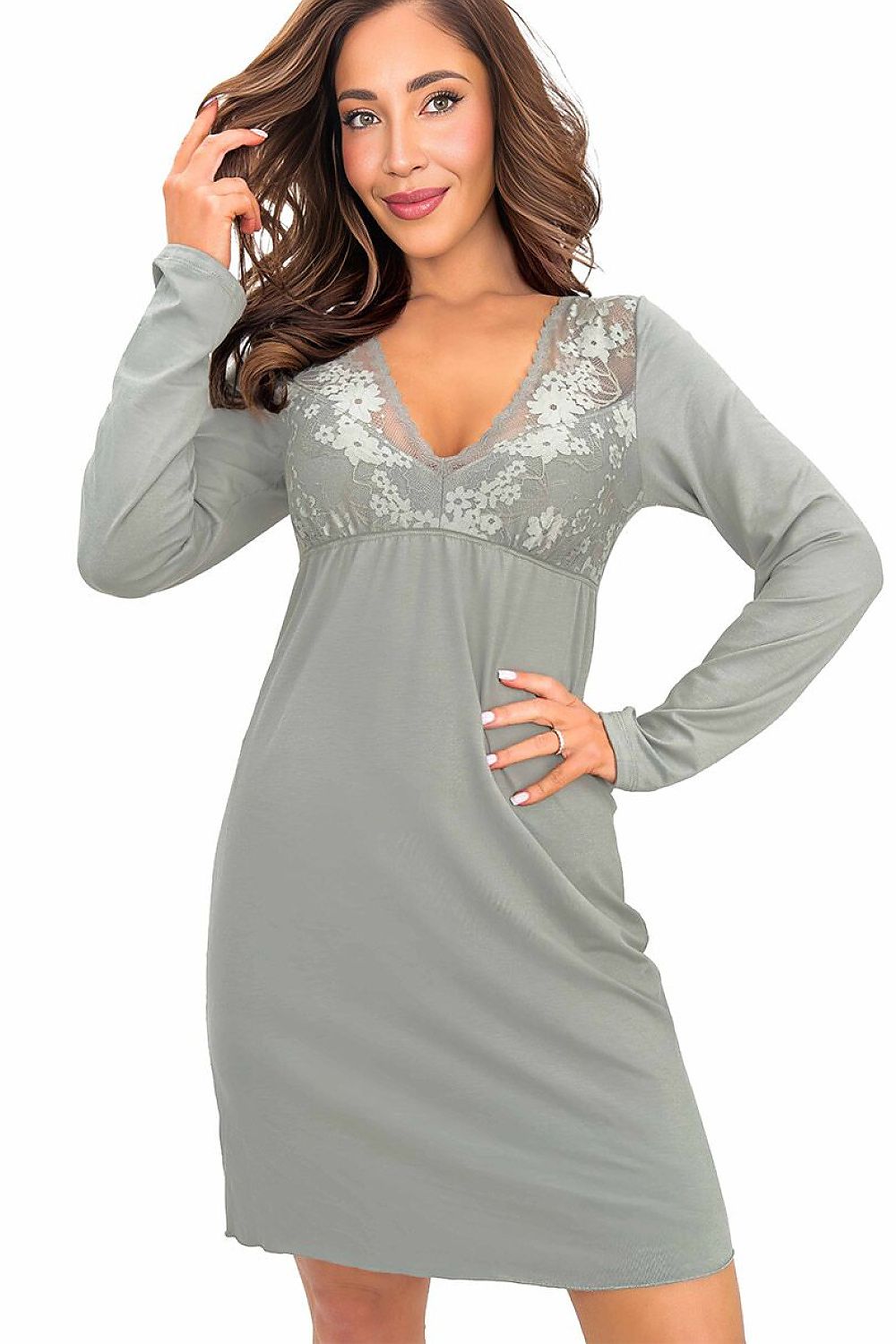  Naktiniai marškiniai model 230828 Donna 