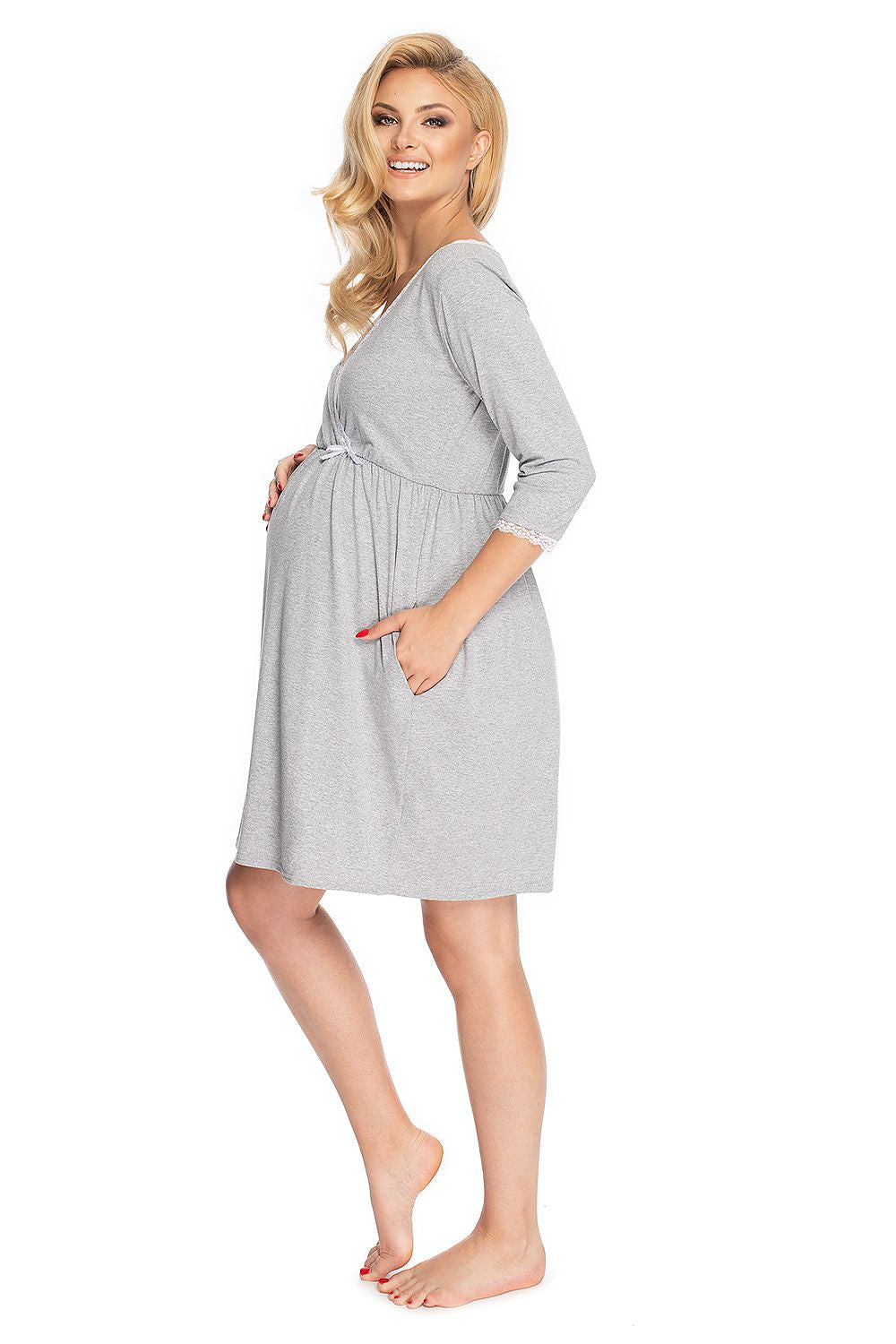  Naktiniai marškiniai nėštumo metu model 147509 PeeKaBoo 