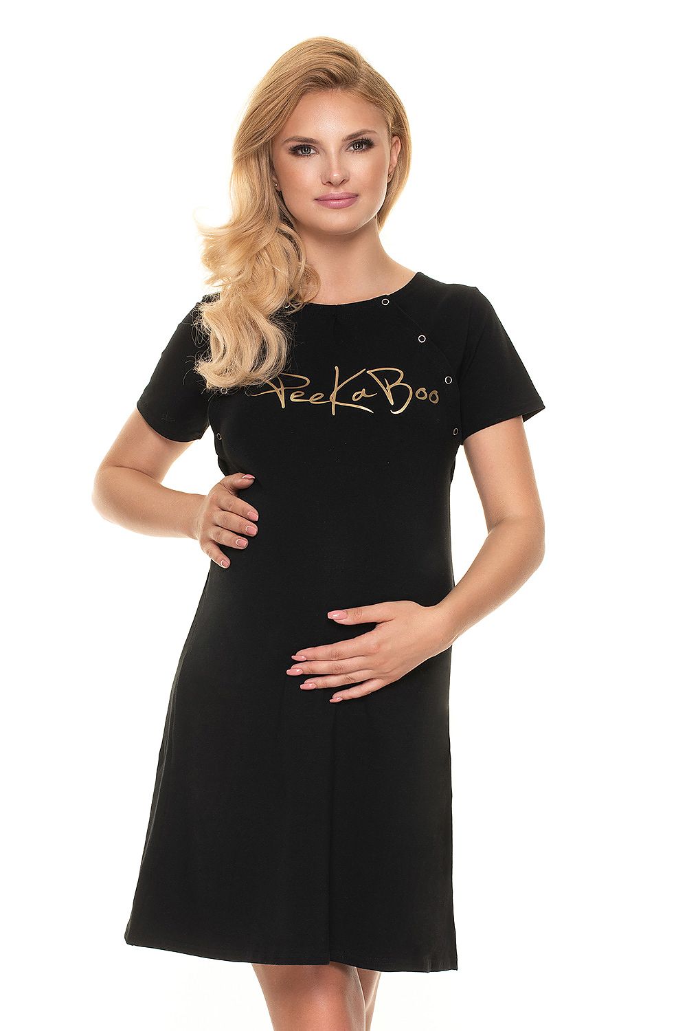 Naktiniai marškiniai nėštumo metu model 157707 PeeKaBoo 